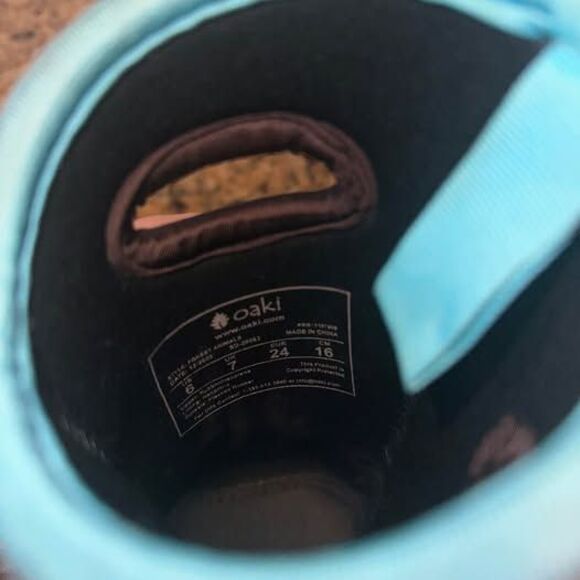 OAKI Kids TODDLER Size 6 Neoprene Snow Boots Like Muck Boots - Picture 7 of 7